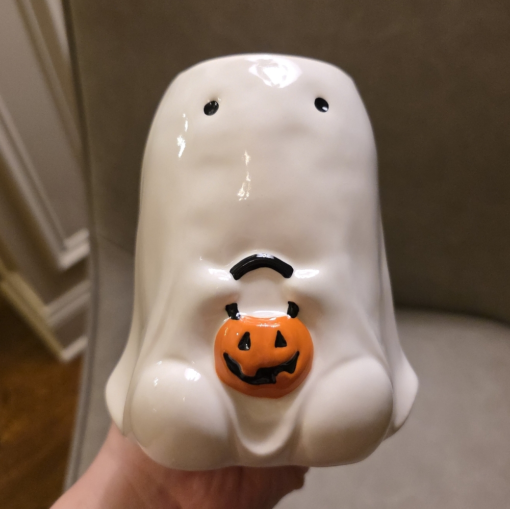 Pottery Barn Mug Gus the Ghost Halloween